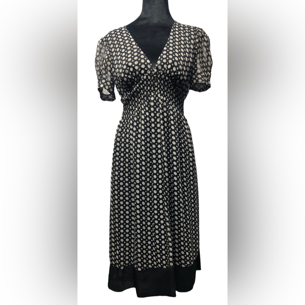 CONNECTED APPAREL polka dot dress